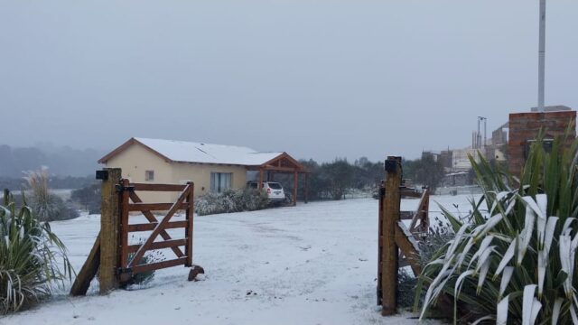 Nieve Cabañas Madre Naturaleza Villa Ventana